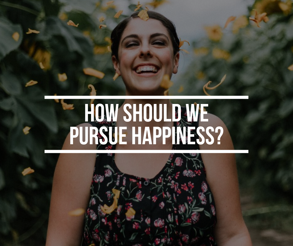 How should we pursue happiness?