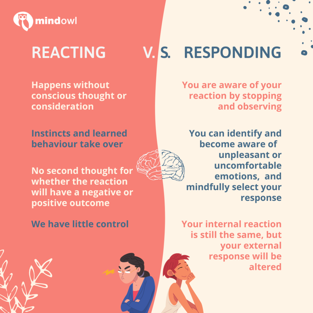Respond, don't react