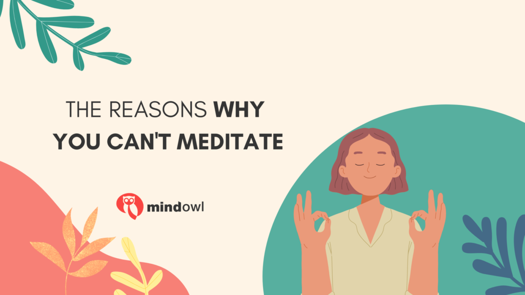 The Reasons Why You Can’t Meditate - Mindowl