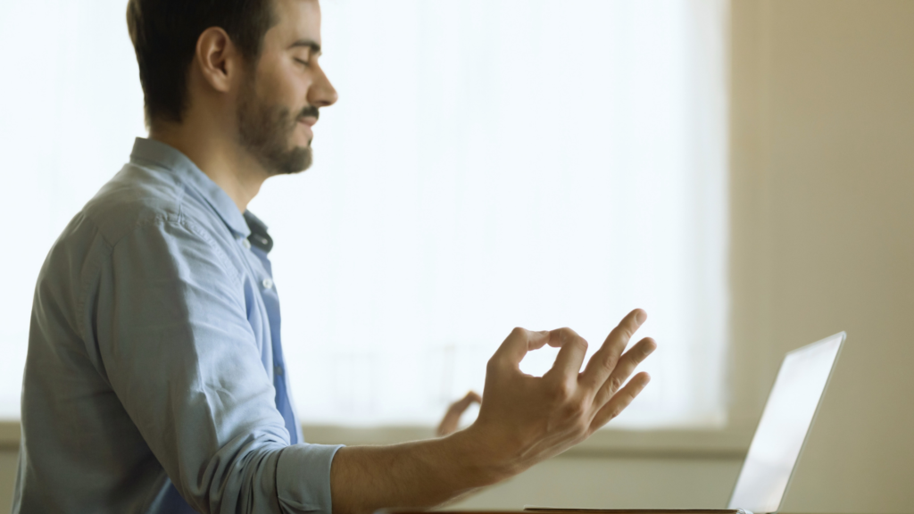 meditate at work