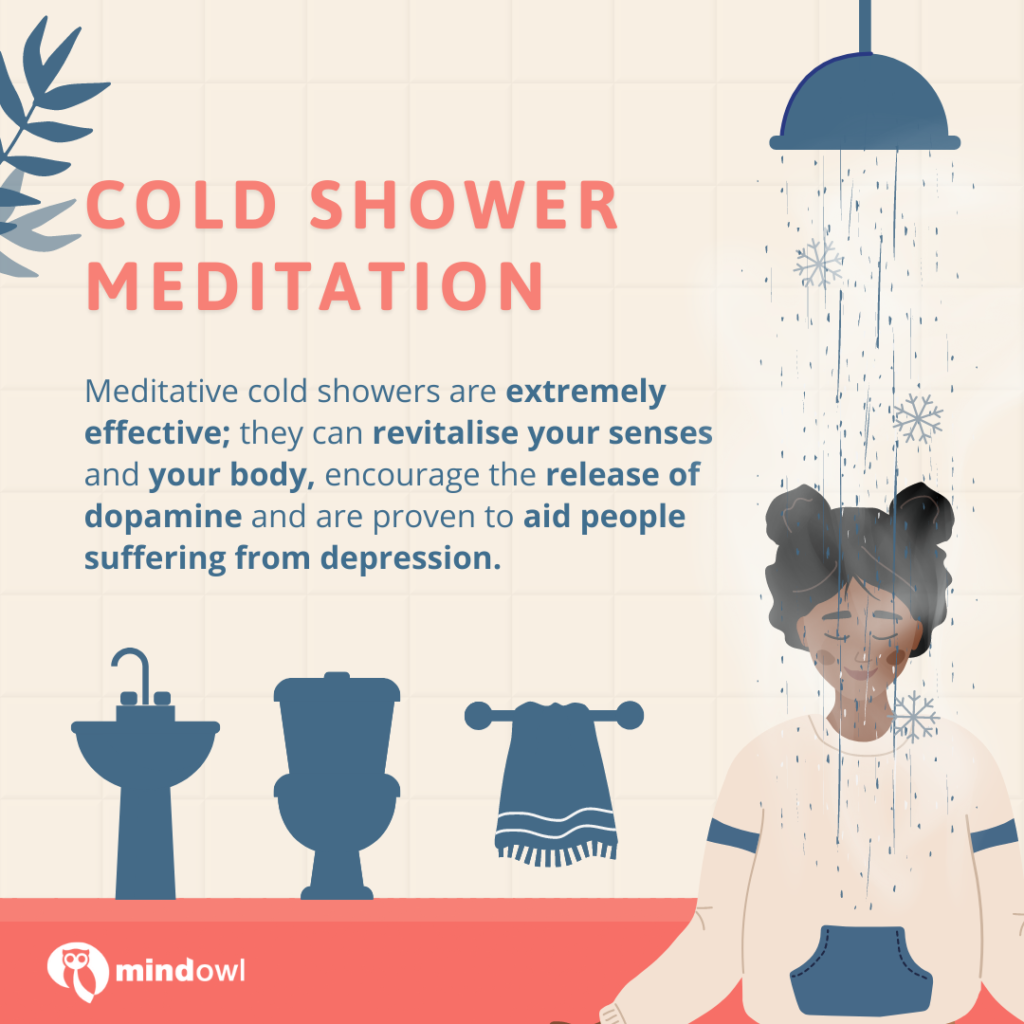 meditation in the shower