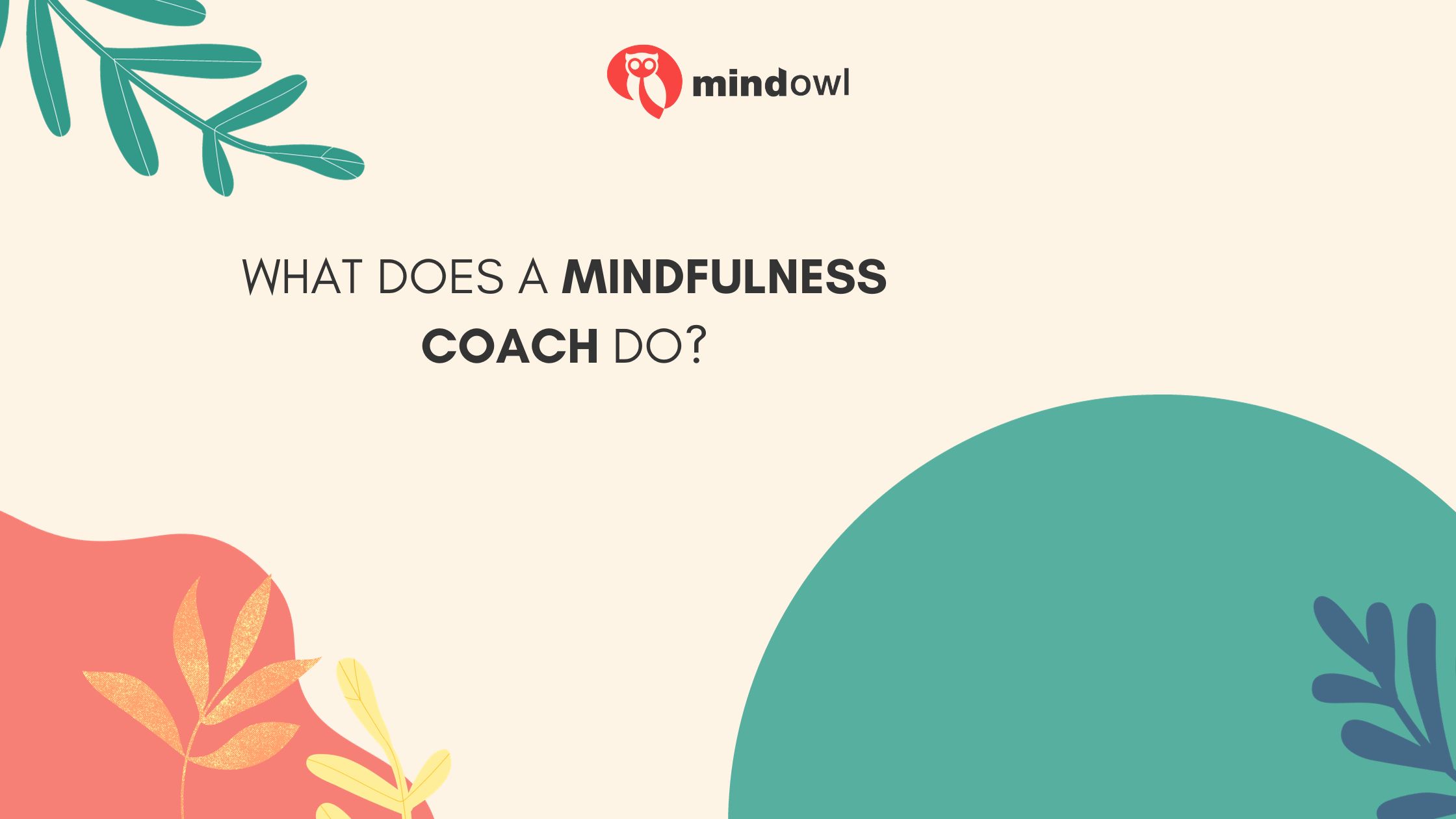 What does a mindfulness coach do?