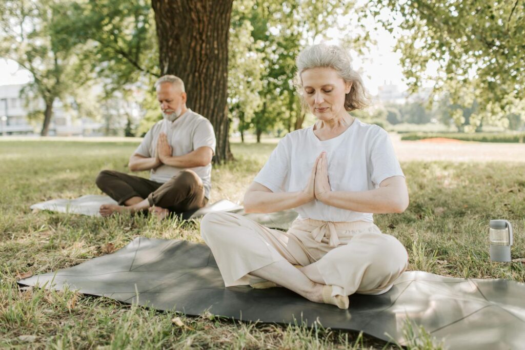 Couple Doing Mindfulness Together