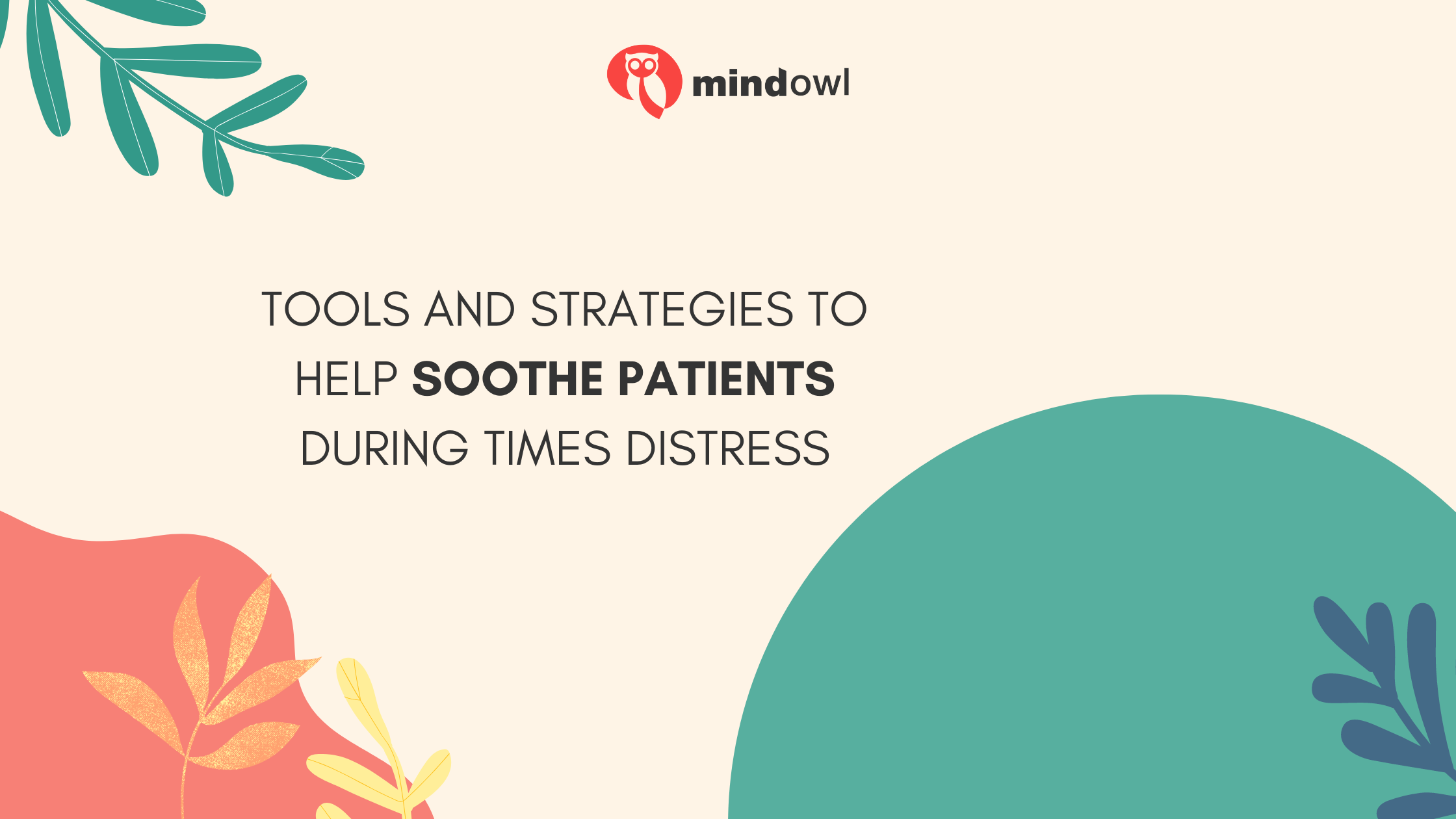 Tools and Strategies to Help Soothe Patients During Times Distress